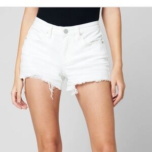 Blanknyc white denim shorts